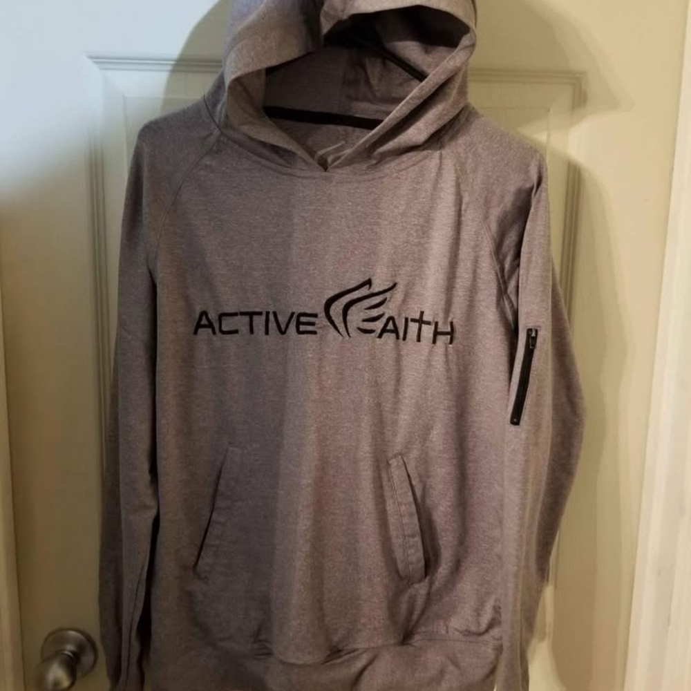 Active Faith Gray Hoodie for Men